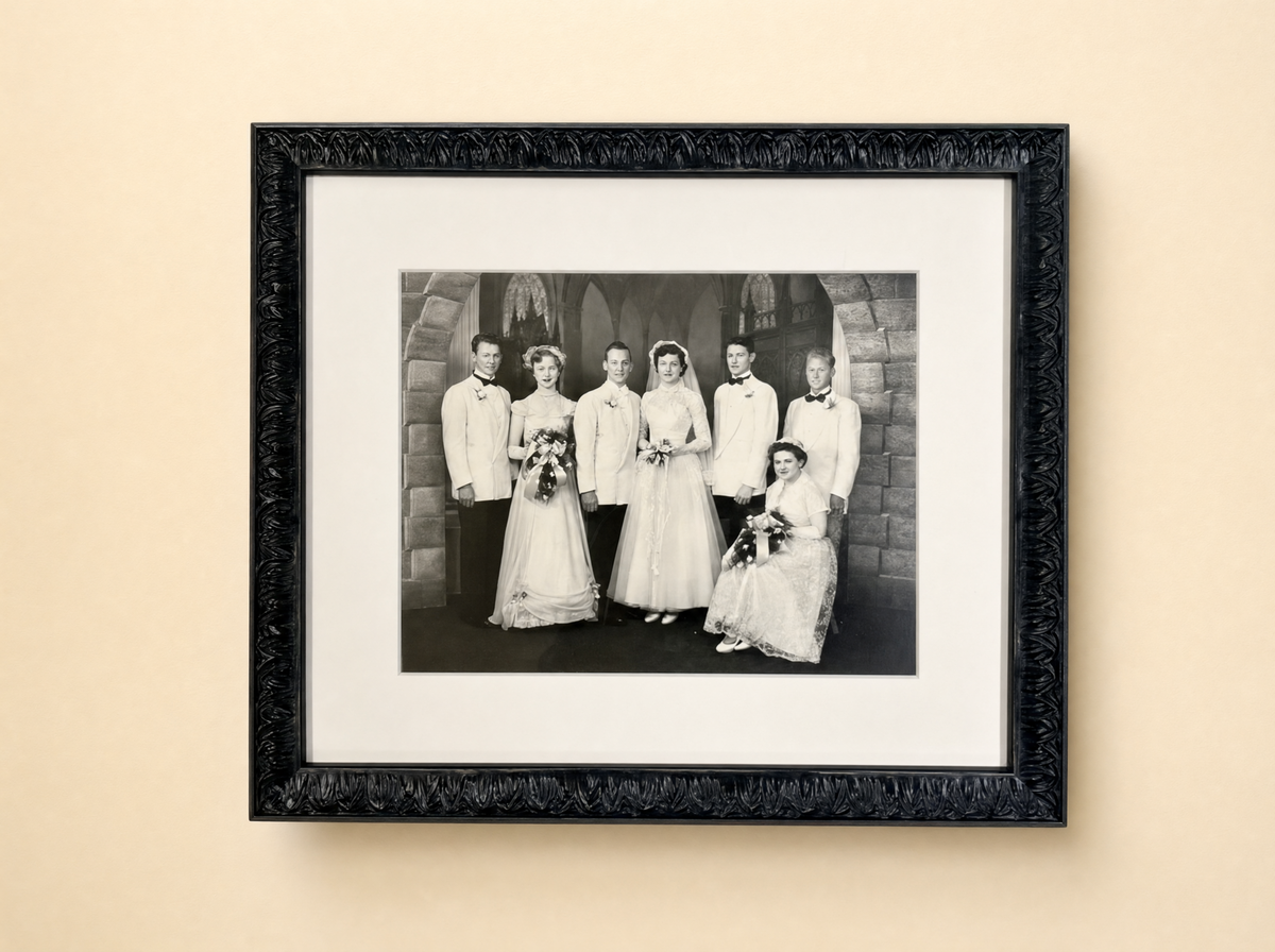 Custom framed family photo or keepsake — Toco Framing, Decatur GA